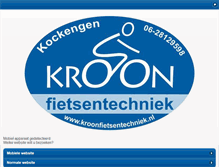 Tablet Screenshot of kroonfietsentechniek.nl